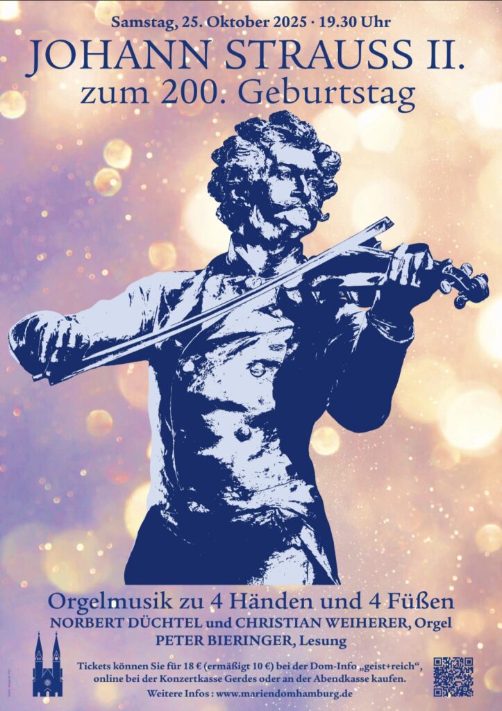 Konzertplakat Johann Strauss 